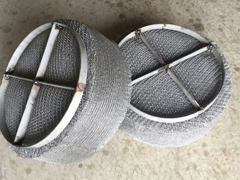 Compressed Knitted Stainless Steel Screen 304 0.2mm diameter For Exhaust Silencers