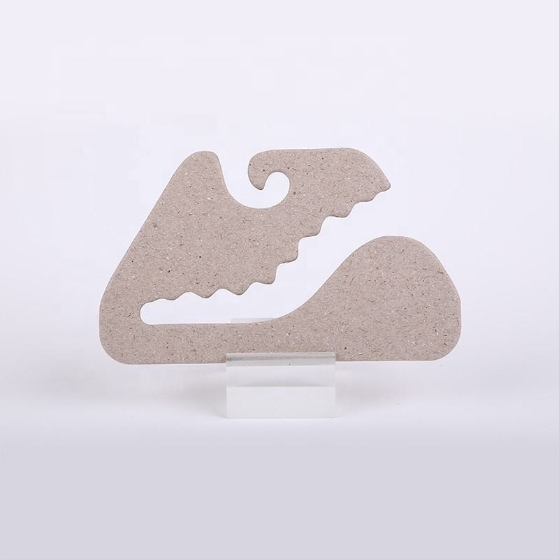 Custom Cardboard Hangers Socks Packaging 1.5mm Cardboard Clothes Hangers