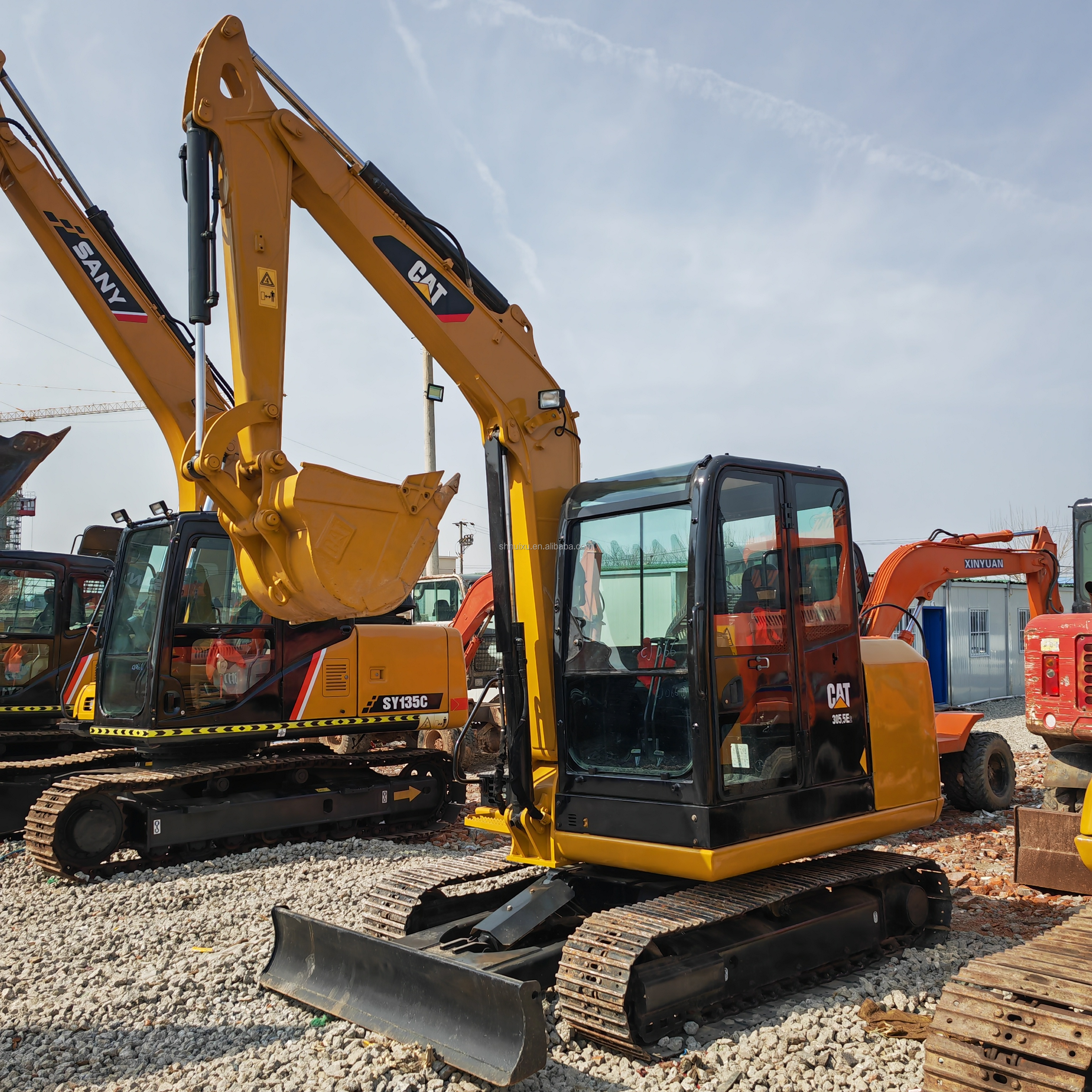used excavators CAT 305.5E 5 ton secondhand excavators cheap CAT 305.5 Other Construction Machinery have EPA certificate