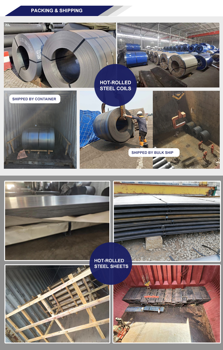 Smooth Surface Decoiling Processing Service Hot Rolled Coil Sheet 1200mm ASTM AISI Q235 Q345