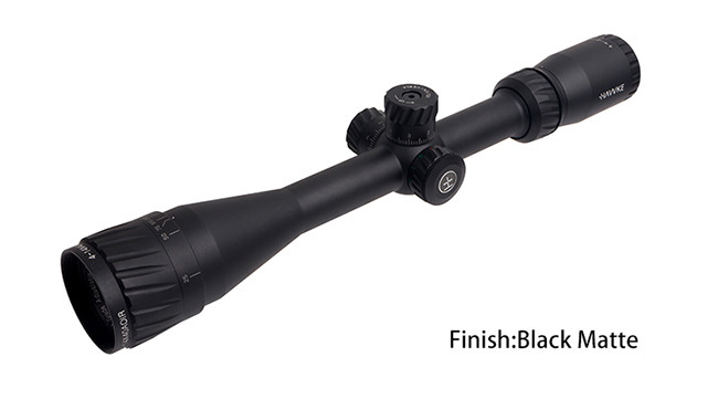 Tactical Hunting 4-14x40 AOE Scope With Red / Green / Blue Illuminated Mil - Dot Reticle 1/8 MOA