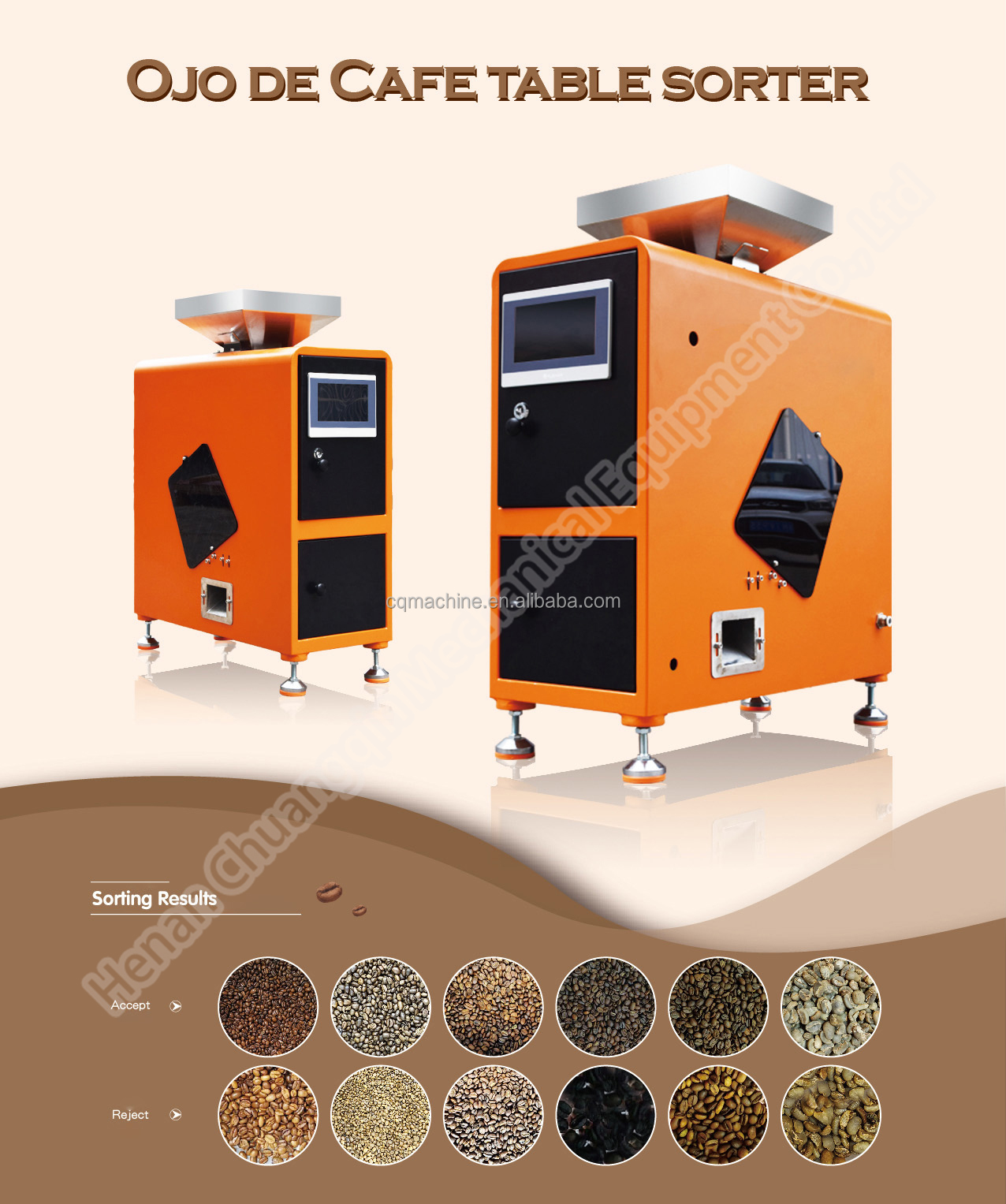 Mini Coffee Color Sorter Cocoa Beans Color Sorter Rice Color Sorter Machine