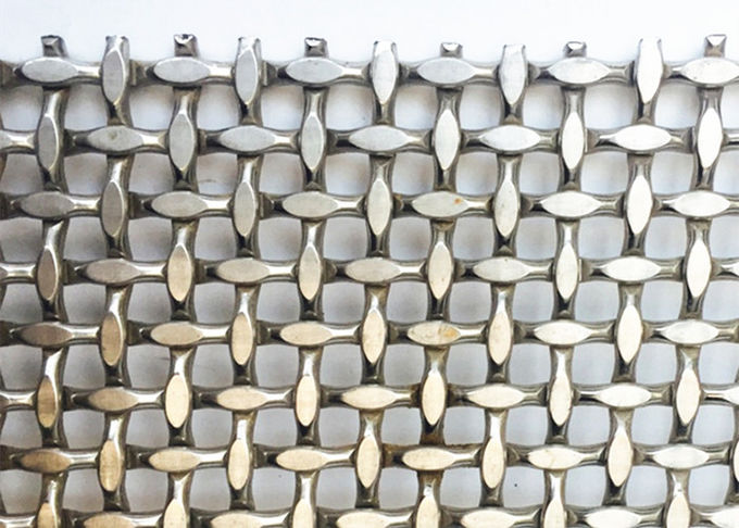 PVD Color Metal Frame Room Drivider With Steel Rigid Decorative Weave Fabric