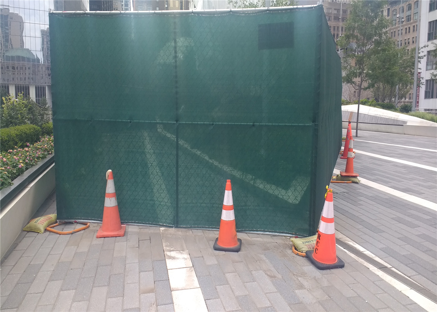 Crowd Control Pedestrian 4'X12' USA standard Temporary Chain Link Fence Panels 1⅝"(42mm) *16GA wall Thick