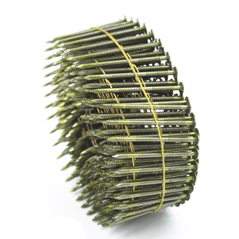 2.3*50mm 16 Degree Galvanized Wire Welded Coil Ring Nails