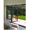 Buy cheap Double glazing lowes bi fold door/Accordion aluminum glass patio exterior bifold from wholesalers