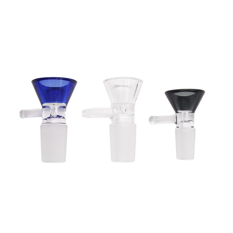 300℃ Inhale Smoke Funnel Shaped Glass Drinking Straws