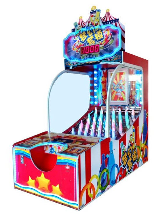 Electric Ring Toss Ticket Redemption Game Machine For Amusement Kids Adult