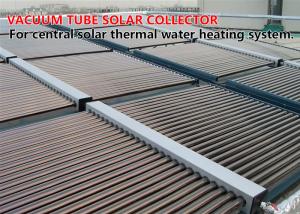Buy cheap Eco Friendly Vacuum Tube Solar Collector , Evacuated Glass Tube Solar Collector product