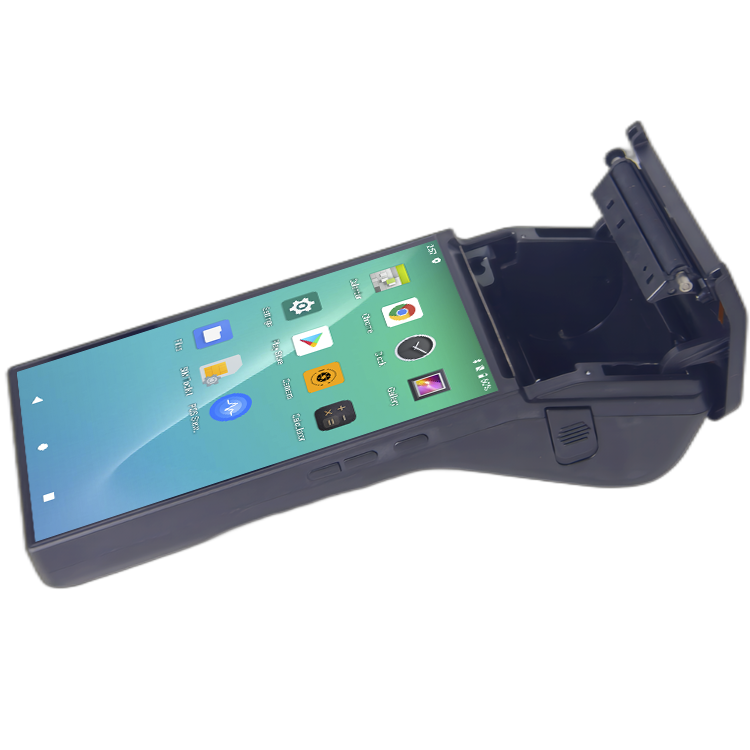 A7N Android 11 Handheld POS-Terminal with 7'' HD Screen and 80mm Thermal Printer Inbuilt