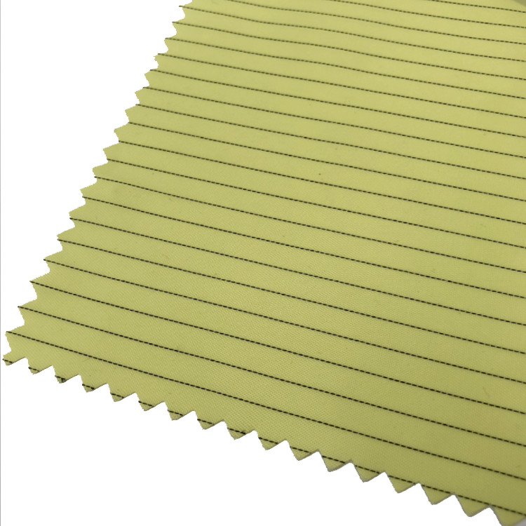99% Polyester 1% Carbon 5mm Stripe ESD Antistatic Fabric