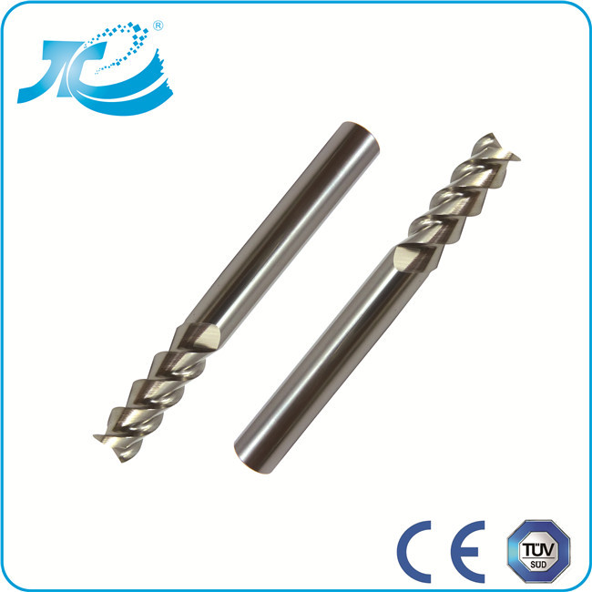 Micro Grain Carbide End Mills For Aluminum , End Mill Tools 12mm 14mm