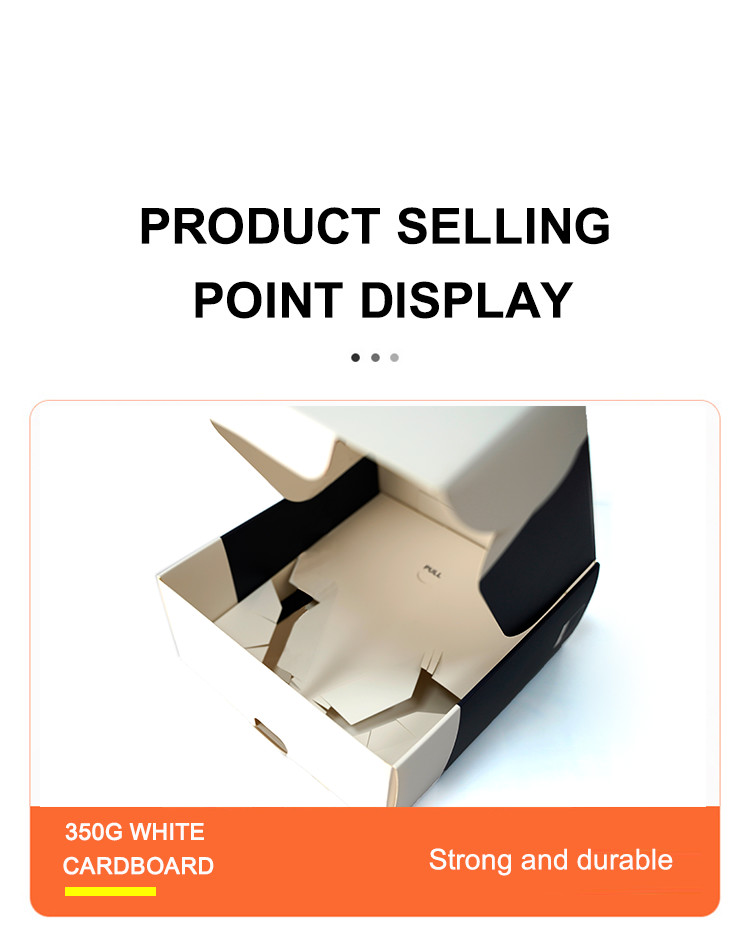 Luxury Customize Logo Earphone Packaging Box Foldable Cardboard Box With Hanger