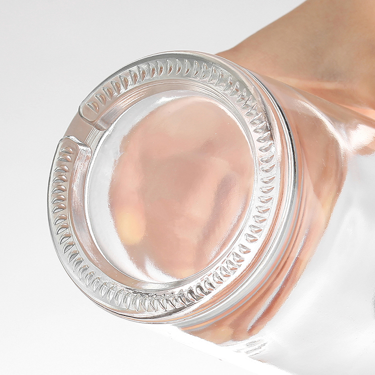 Hot Stamping Surface Handling Empty Whisky Vodka Glass Bottles for Customized Designs