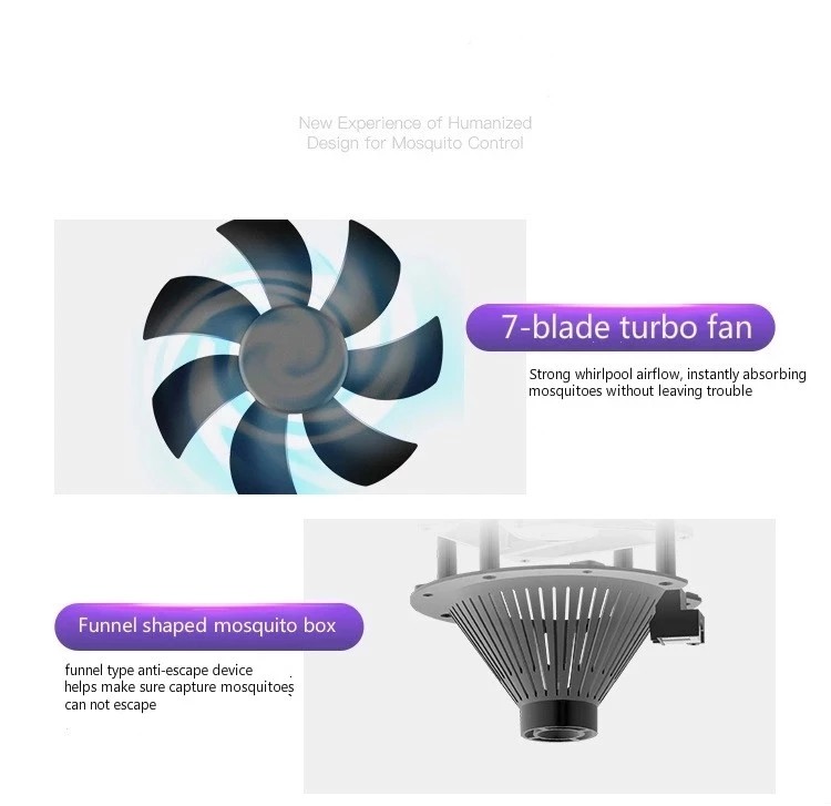 USB anti fly home 5V LED bug zapper insect trap lamp electric mosquito killer lamp indoor pest control