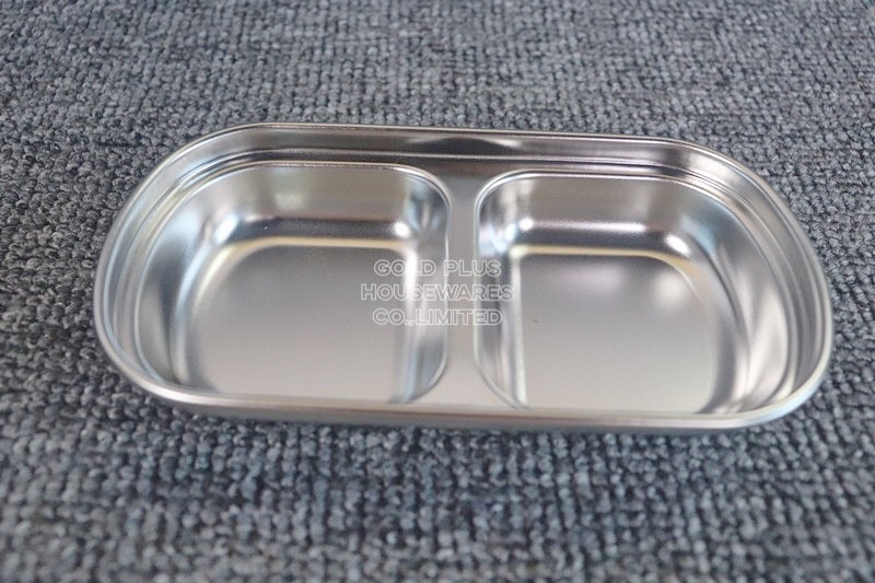 Wholesale updated 1-4 compartments sauce dish set tableware food grade 304 stainless steel sauce dish