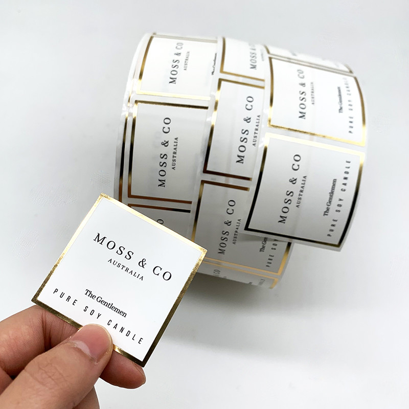 4.2CM Recycled Waterproof Permanent Stickers For Plastic Vinyl Labels