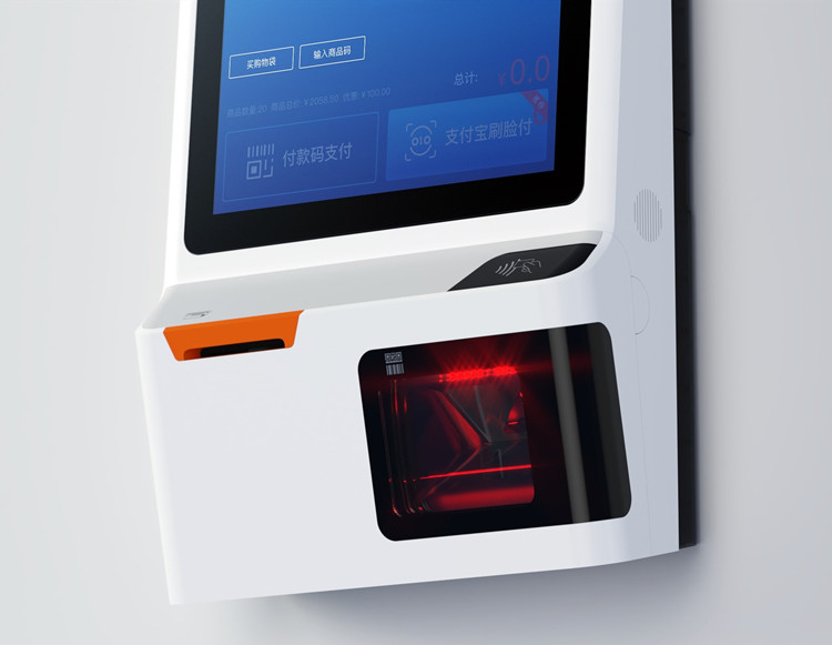 24 Inch Catering Self Service Kiosk 4GB Ram 16GB Rom With Barcode QR Code Reading