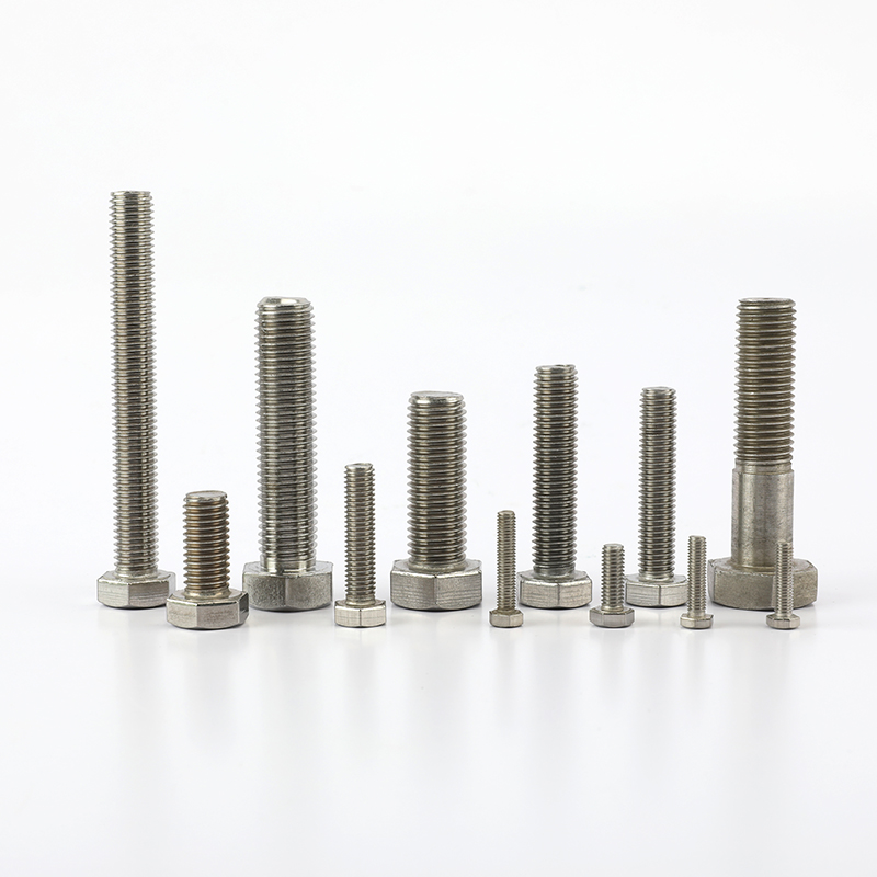 Stainless M27 Hex Head Bolt Fastener DIN931 Bolzen Screw 16mm M40 High Strength TC Bolt Nut Washer A358