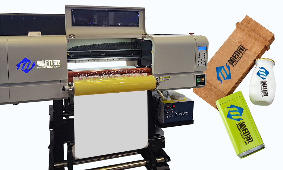 Multi Color Ink DTF UV Printer With Roller Heating System And Maintop6.1 RIP Software