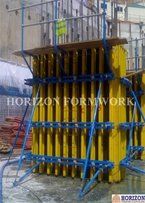 Adjustable Column formwork. Adjustable Column formwork, shuttering, vertical formwork