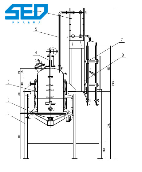 Automatic Herbal Extraction Equipment Concentration Production Line With Stainless Steel