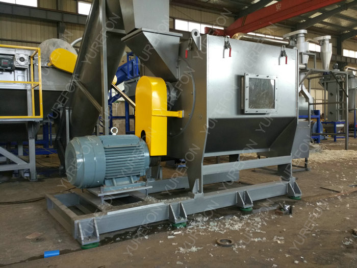 304 Stainless Steel 150 KW Polythene Bags Recycling Machines 300 Kg / H Full Automatic