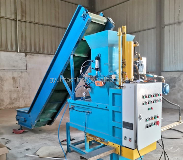 Wood Sawdust Hay Baler Bagging Machine Equipment with 80-120 Bales Capacity and PLC
