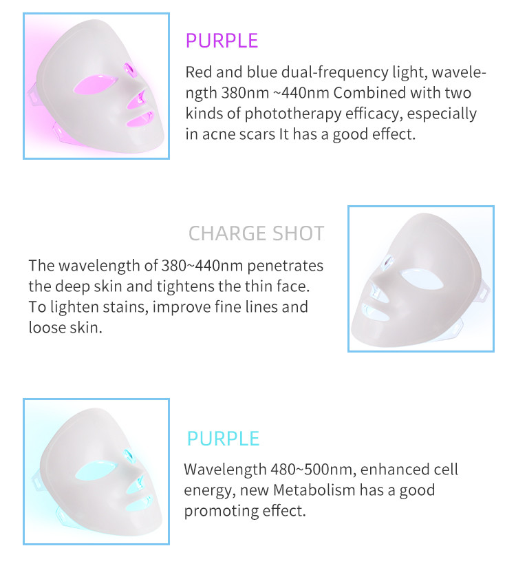 Pdt Led 7 Color Photon Therapy Skin Facial Rejuvenation Machine Red Light Photodynamic Skin Beauty Care Equipment