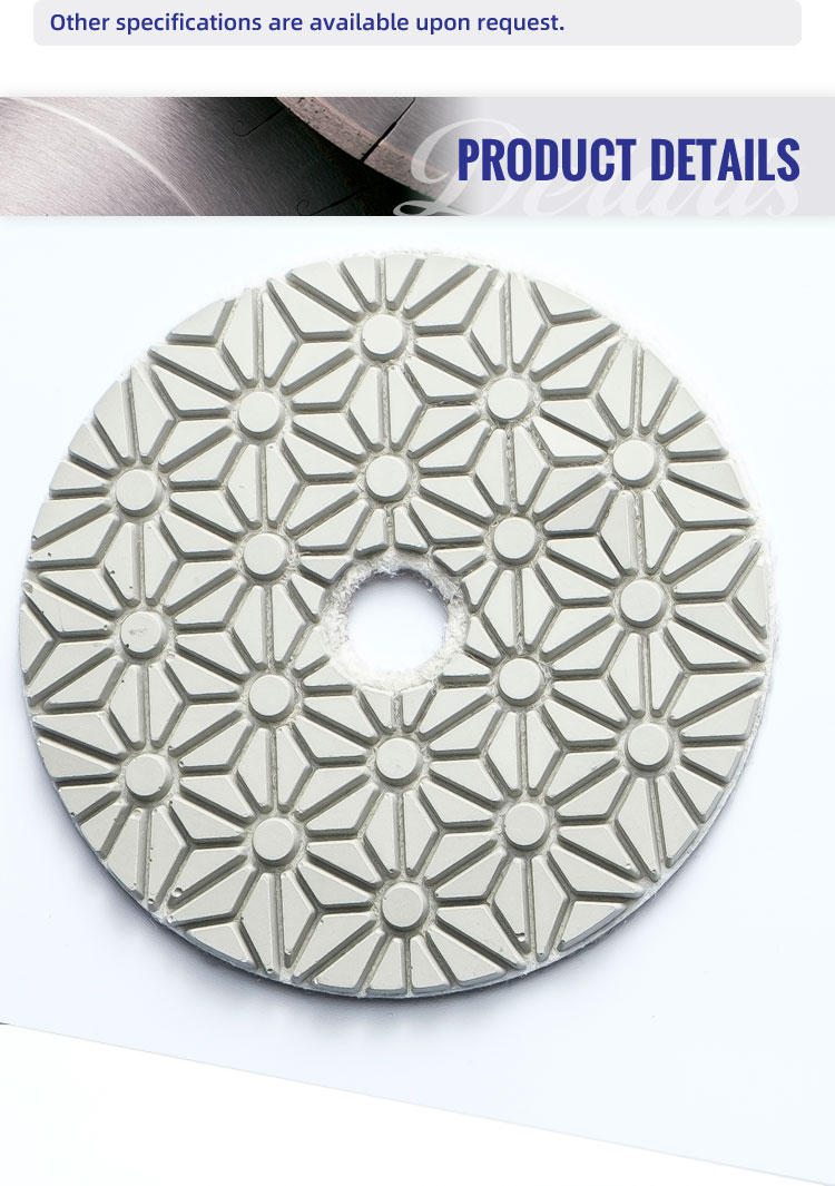 Granite Marble Floor Polishing Pad 4inch Wet Dry Resin Sandpaper 100mm Handle Grinder
