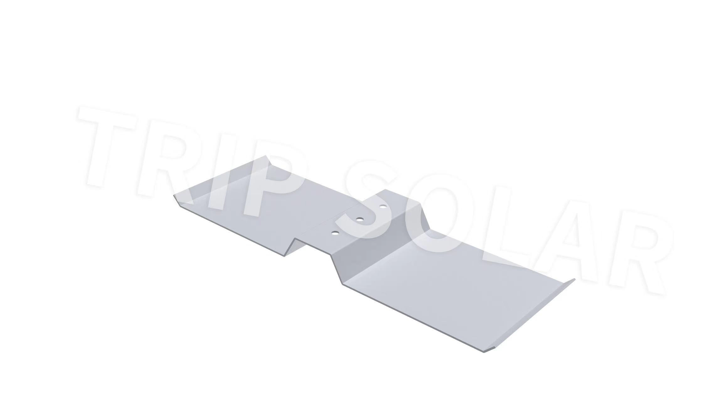 25-30 Years of Service Life Solar Railing Ballasted Roof Mounting System for Flat Roof