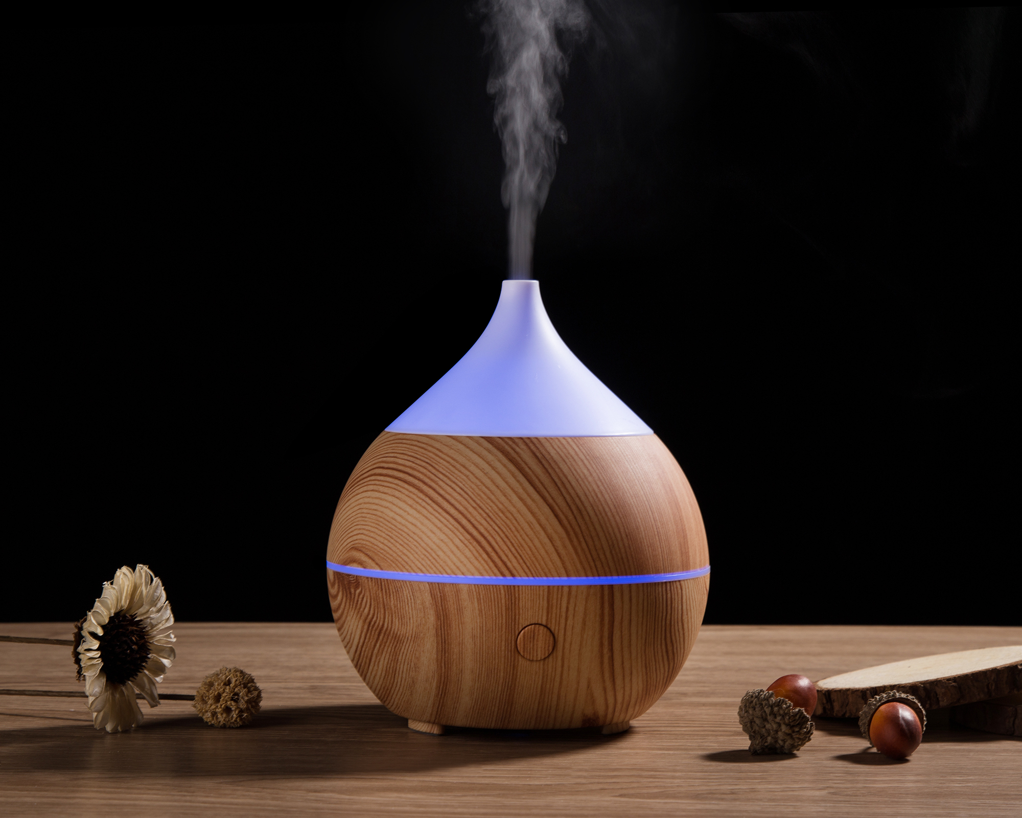 Home Appliance Ultrasonic 200ml Mini Air Humidifier Oil Diffuser
