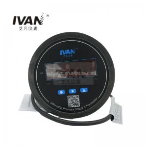 Buy cheap IVANPER 4-20mA Digital Differential Pressure Switch with Alarm LED Stainless Steel Case product