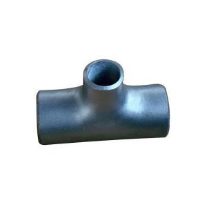 Buy cheap Seamless Pipe Fittings Cold Forming Semi Seamless Buttweld Carbon Steel Equal Tee Pipe Fittings product