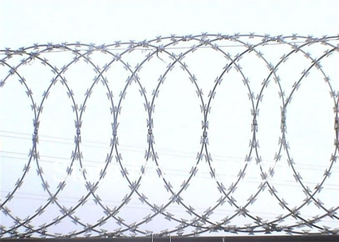 Barbed Wire For Cross Razor Type Decorative Barbed Wire Fencing - Buy Anti-rust Razor Blade Barbed