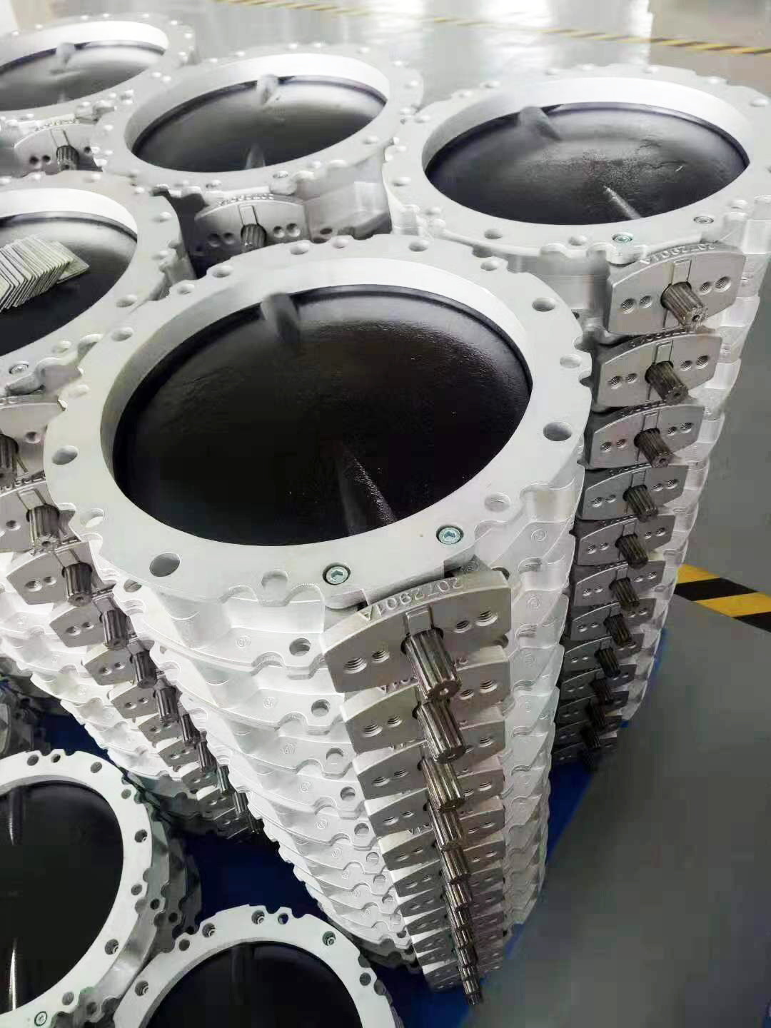 V1FS300GBN Pneumatic Operated Butterfly Valve Single Flange Aluminum Alloy