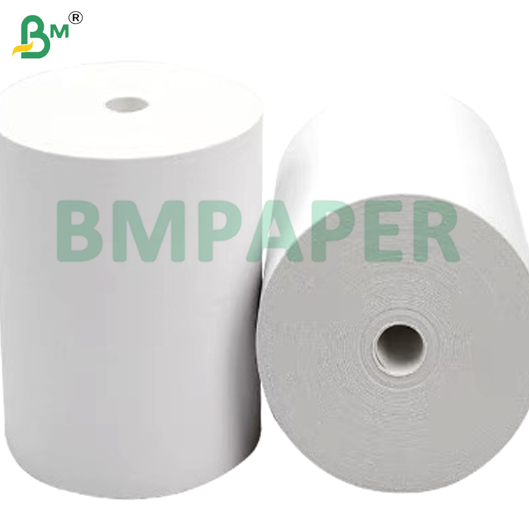 55g Trademark Thermal Fax Paper 60um White Cash Register Paper Receipt Paper In Roll 