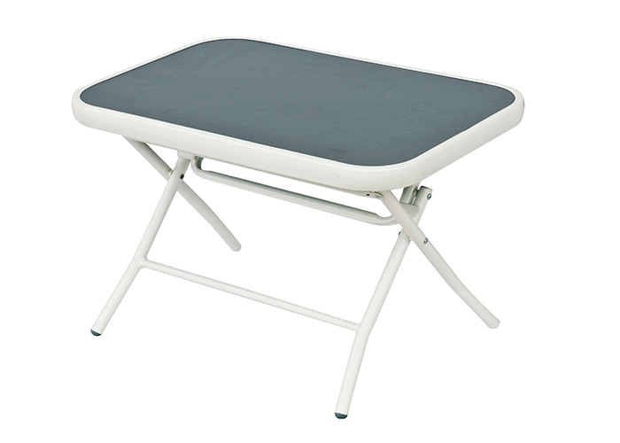 Nontoxic Portable Outdoor Table Steel Garden Furniture High Temperature Tolerant