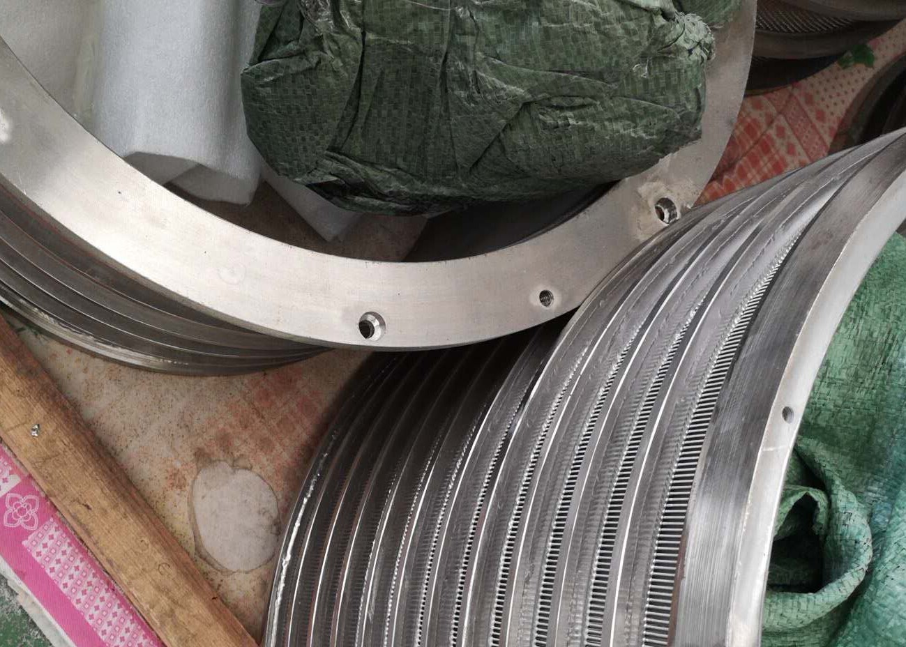 Stainless Steel Slot Pressure Screen Basket For Paper Pulp Making Machine