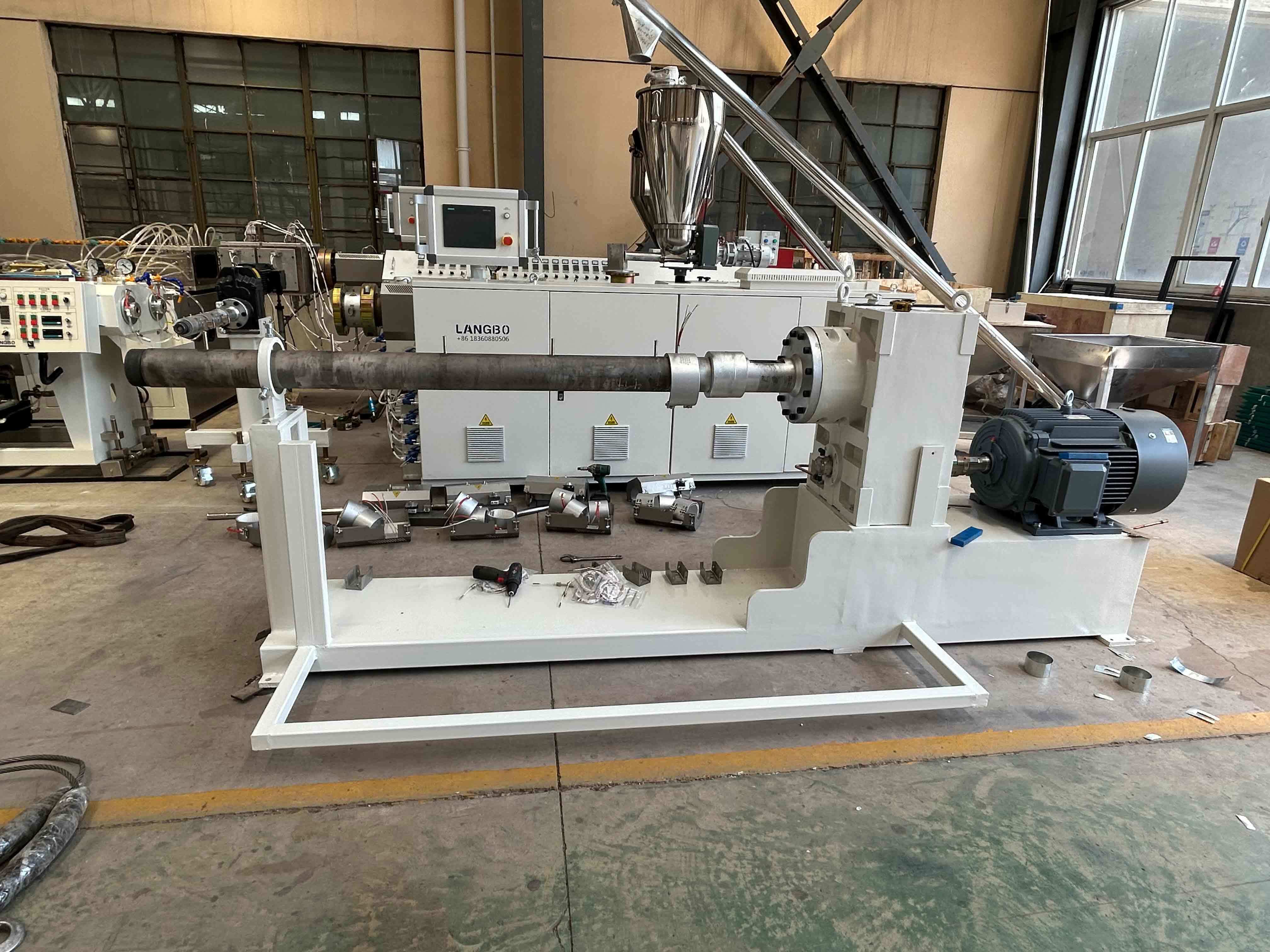 16-630 mm PPR Conduit Pipe Hose Twin Single Screw Extruder Plastic Making Machine Water Gas Supply
