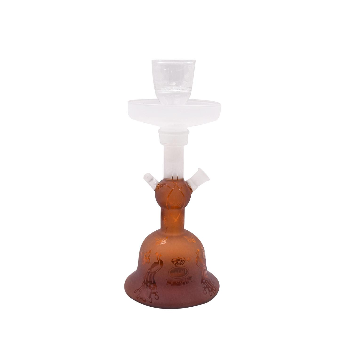 LFGB Inhale Straight Borosilicate Glass Water Pipe Pot