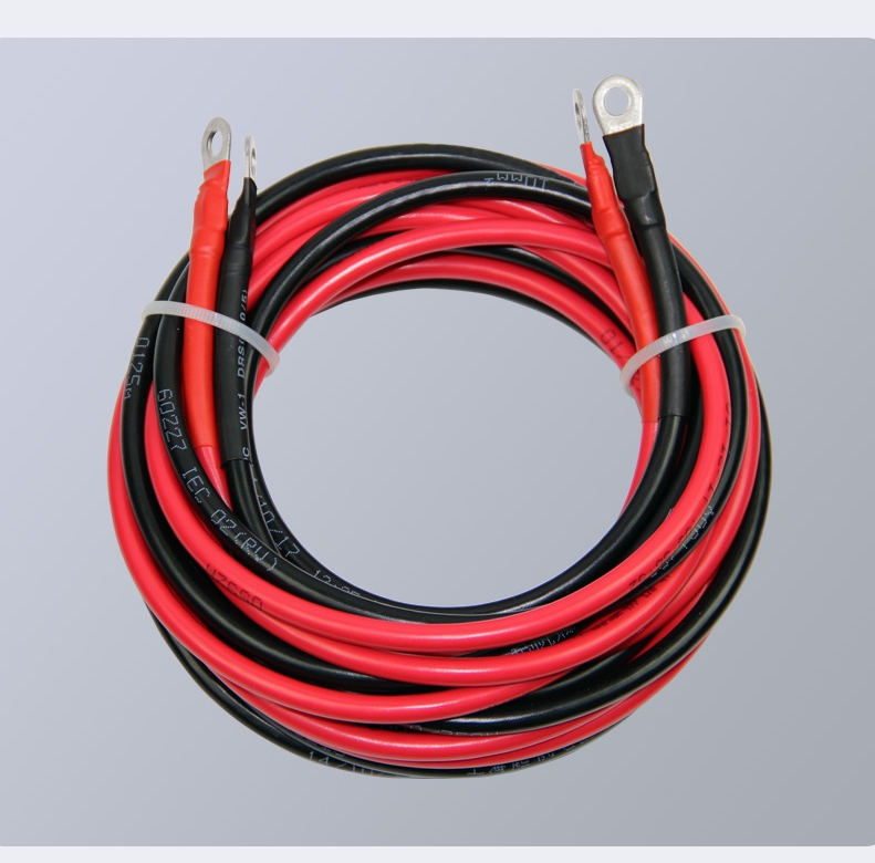 4 AWG Battery Connection Cable High Current Copper PVC 300cm 500cm