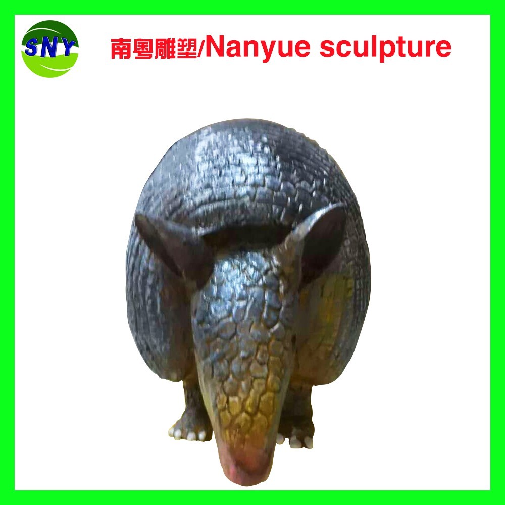 life size animal fiberglass statue large pangolin model as decoration statue in garden