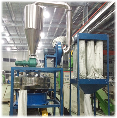 Automatic PP Plastic Pulverizer Machine PE Disc Mill Pulverizer
