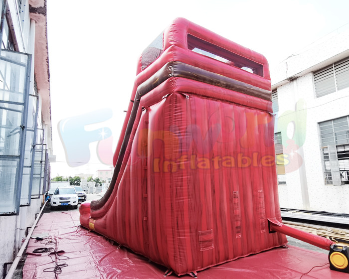 Red Bouncy Castle Bounce House Outdoor Inflatable Water Slides Multi Color