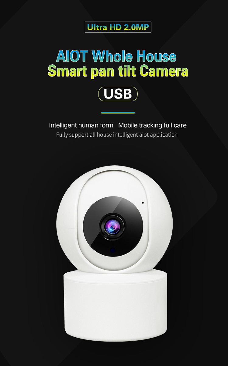 360° Horizontal Panoramic Home Security CCTV Camera Night Vision Motion Detecting
