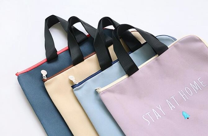 Professional Cosmetic Bag Canvas Zipper Pouch Wholesale, Private Label Makeup Bag, Canvas Bag with Zipper bagplastics