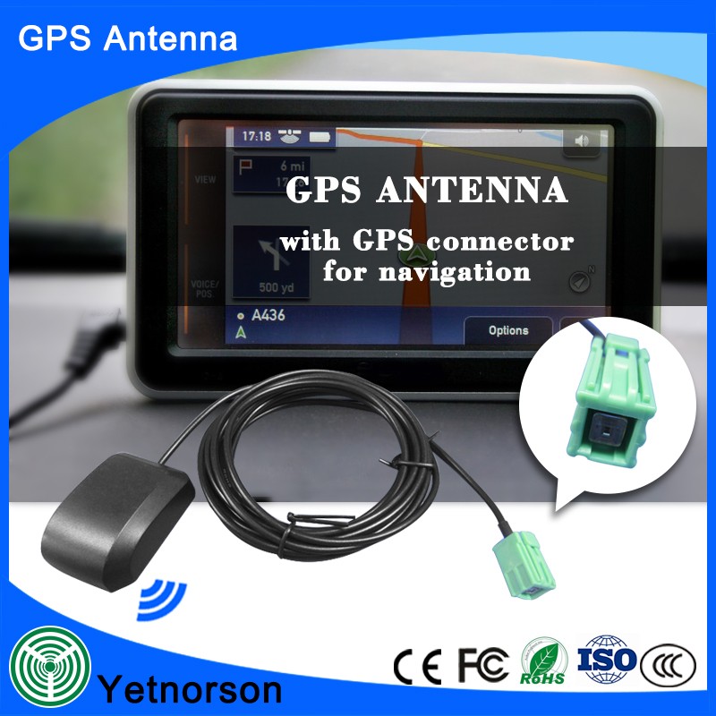 Design 1575.42MHz High Gain JVC KW-NT1 GPS External Antenna with Magnetic Plate Base