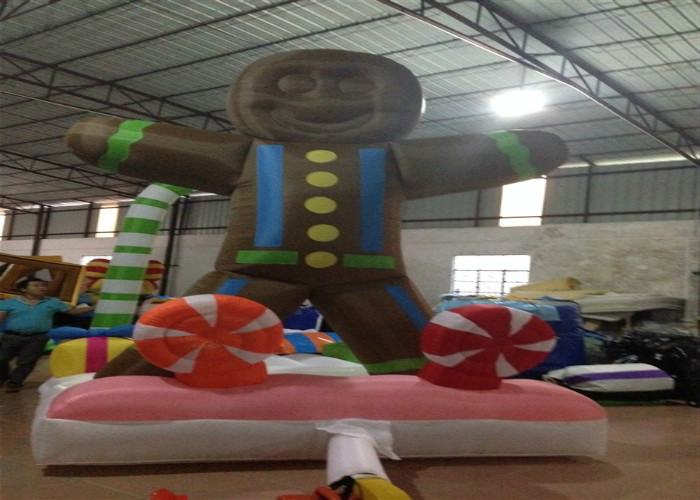 Commercial Activities Inflatable Christmas Decorations Cookie 4 X 2.8 X 4.5m