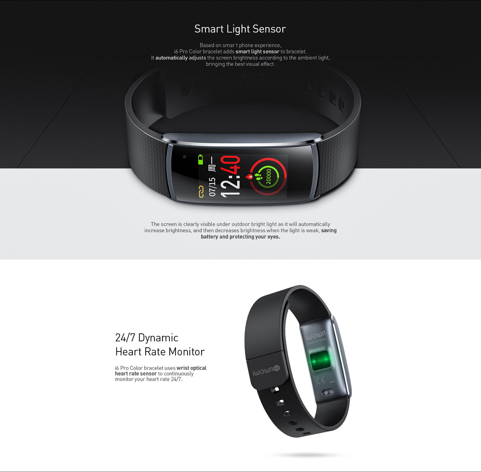 0.96 Inch TFT Color Screen Bluetooth Smart Bracelet